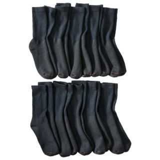Hanes Premium Mens 10Pk Crew Socks   Black
