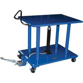 Vestil Manual Hydraulic Post Table   4000 Lb. Capacity, Model HT 40 2436