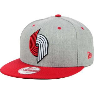 Portland Trail Blazers New Era NBA Hardwood Classics Heather Gray 9FIFTY Snapback Cap