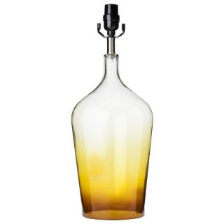Threshold Ombre Glass Lamp Base   Gully Gold Medium(Includes CFL Bulb)