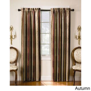 Arlee Tuscan Thermal Backed Blackout Curtain Panel Pair Brown Size 52 x 84