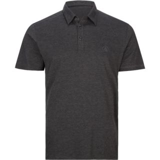 Smasher Solid Mens Polo Shirt Heather Black In Sizes X Large, Xx Large,