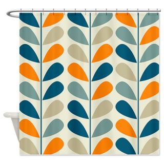  Retro Pattern Shower Curtain