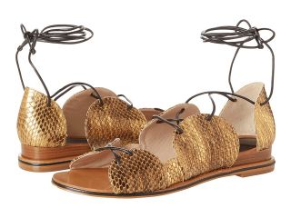 10 Crosby Derek Lam Penny Womens Dress Sandals (Brown)