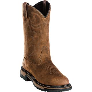 Rocky 11 Inch Branson Roper Waterproof Western Boot   Brown, Size 9, Model 2733