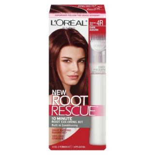 LOr�al Root Rescue Hair Color Kit   Dark Auburn (4R)