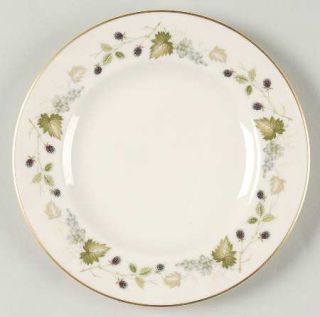 Pickard Verona Bread & Butter Plate, Fine China Dinnerware   Grapes And Leaves,