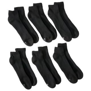 C9 by Champion Mens 6PK Extended Sized Ankle Socks   Black