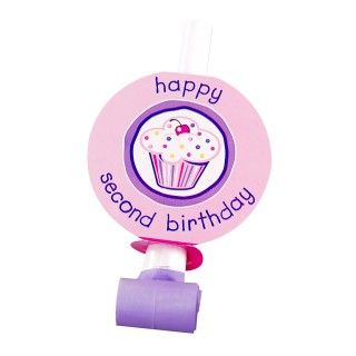 Girls Lil Cupcake 2nd Birthday Blowouts