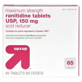 up&up Maximum Strength Acid Reducer Rantidine Tablets 150 mg   65 Count