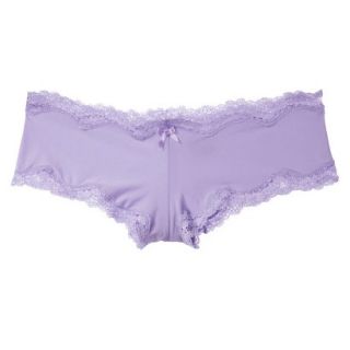Gilligan & OMalley Womens Micro With Lace Cheeky Hipster   Lavender S