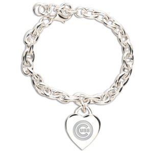 Chicago Cubs Wincraft MLB Heart Charm Bracelet