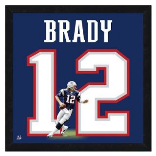 NFL New England Patriots Tom Brady Framed Uniframe
