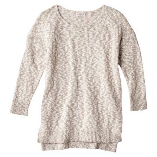 Merona Womens Pullover Marl Sweater   Oatmeal   S