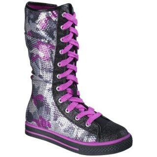 Girls Circo Gemma Sequin Fashion Boots   Purple 6