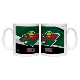 Boelter Brands NHL 2 Pack Minnesota Wild Wave Style Mug   Multicolor (15 oz)
