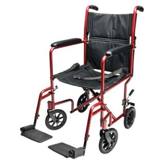 Everest & Jennings Aluminum Transport Chair   Blue   Red