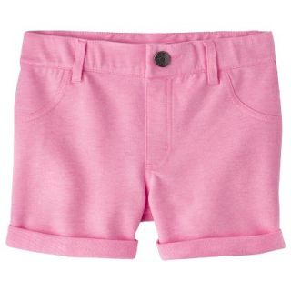 Girls Rolled Cuff Fashion Short   Daring Pink L