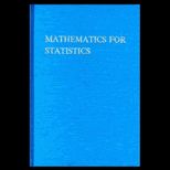 Mathematics for Statistics