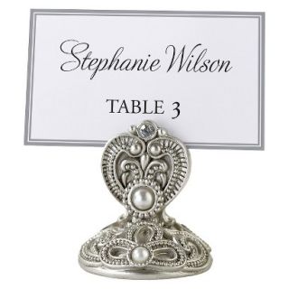 Set of 4 Jeweled Place Card Holder
