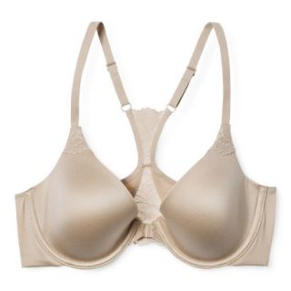 Self Expressions By Maidenform Womens T Back Demi Bra 5650   Latte 38D