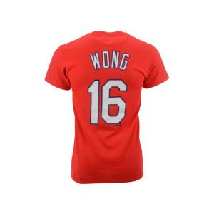St. Louis Cardinals Kolten Wong Majestic MLB Official Player T Shirt