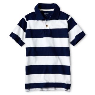 ARIZONA Striped Polo Shirt   Boys 6 18, American Navy, Boys