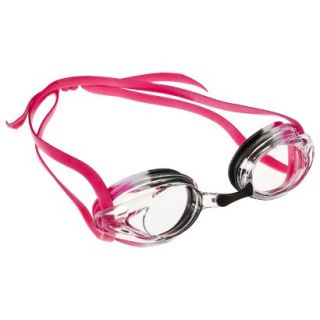 Speedo Junior Record Breaker Goggle   Black/White/Hot Pink
