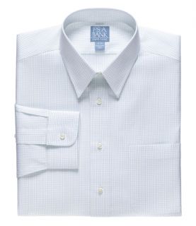 Stays Cool Point Collar mini Grid Dress Shirt JoS. A. Bank