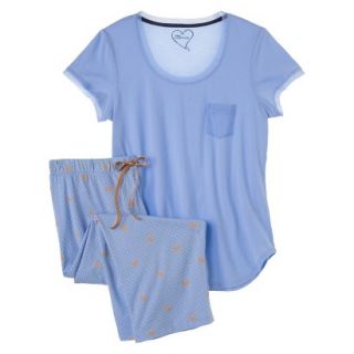 Warm Essentials by Cuddl Duds Womens Pajama Sets   Blue S