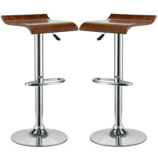 Modway Bentwood 23 Adjustable Bar Stool EEI 936 OAK