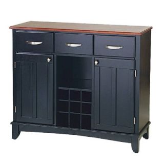 Buffet Home Styles Hutch Style Buffet   Black/Red Brown (Cherry)