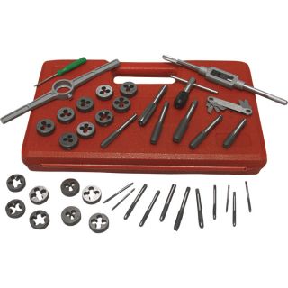 Grip Tap & Die Set   40 Pc., SAE, Model 53222