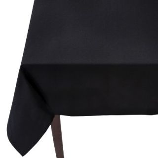 Threshold Solid Rectangle Tablecloth   Black (52x70)