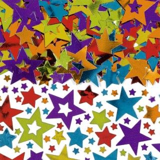 Multi Color Stars Value Pack Confetti