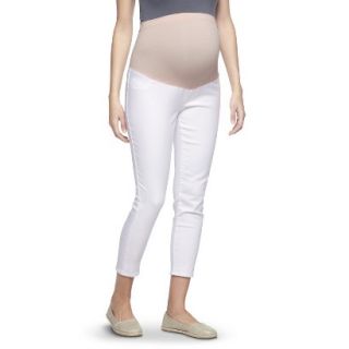 Liz Lange for Target Maternity Over Belly Skinny Pants   White XL