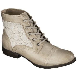Womens Mossimo Supply Co. Kessi Crochet Boots   Taupe 8