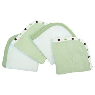 TL Care Organic Wash Cloth 4 Pack   Celery