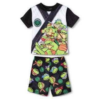 Teenage Mutant Ninja Turtle Toddler Boys 2 Piece Short Sleeve and Short Pajama