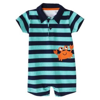 Just One YouMade by Carters Newborn Boys Jumpsuit   Navy/Dark Turquoise 3 M