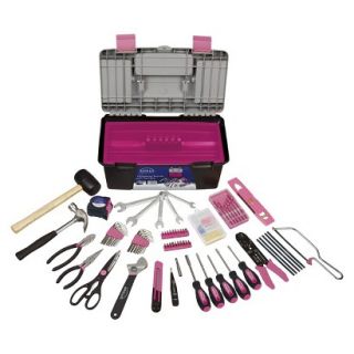 Apollo Tools 170 Pc. Household Tool Kit   Pink