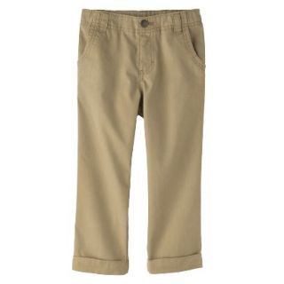 Cherokee Infant Toddler Boys Cuffed Chino Pant   Sandstone 5T