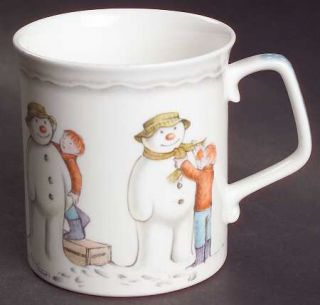 Royal Doulton Snowman Mug, Fine China Dinnerware   Snowmen & Children, Bone Chin