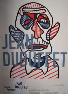 JEAN DUBUFFET   2001 PARIS EXHIBIT (LARGE   FRENCH   ROLLED) Movie