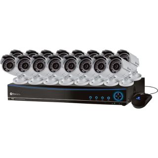 Swann TruBlue 16 Channel DVR Security System with 16 Cameras, Model SWDVK 