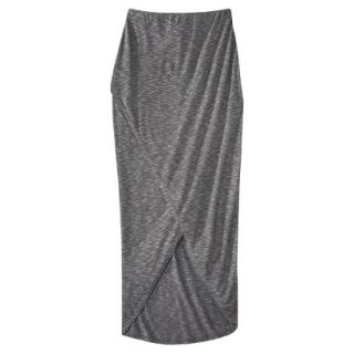 Mossimo Womens Tulip Maxi Skirt   Gray Stripe M