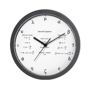  Maxwells equations Wall Clock
