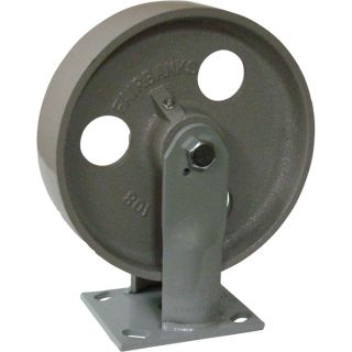 8 Inch x 2 Inch Fairbanks Rigid Weldless Caster