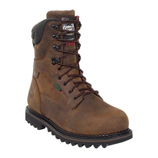 Georgia 9 Inch Insulated Waterproof Work Boot   Brown, Size 13, Model G8162