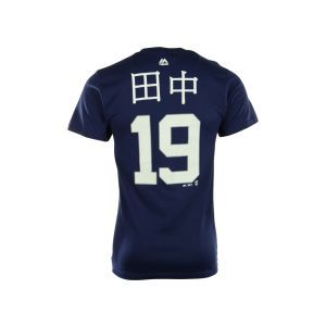 New York Yankees Masahiro Tanaka #19 Majestic MLB Kanji Player T Shirt